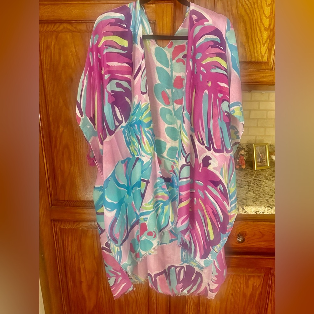 Vibrant Floral Kimono One Size